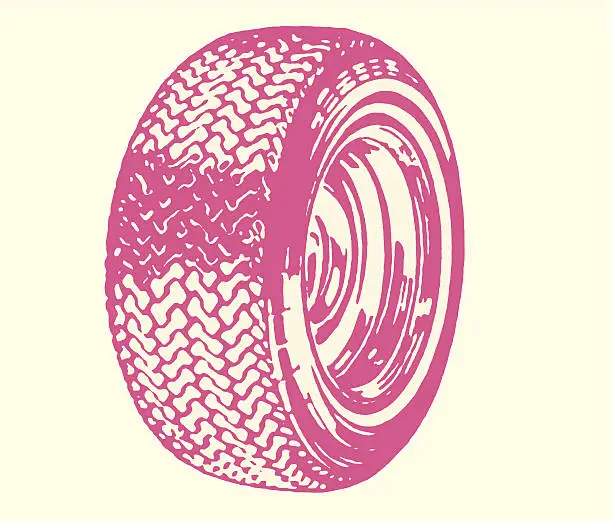 Vector illustration of Tire