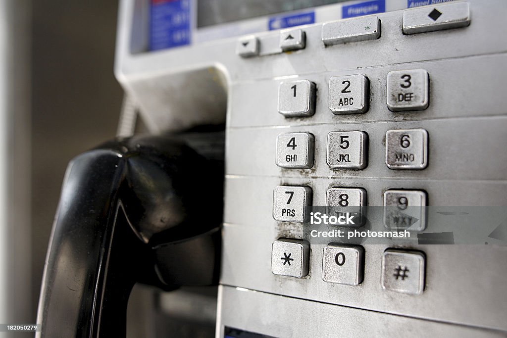 Automat telefoniczny przyciski. - Zbiór zdjęć royalty-free (Automat telefoniczny)