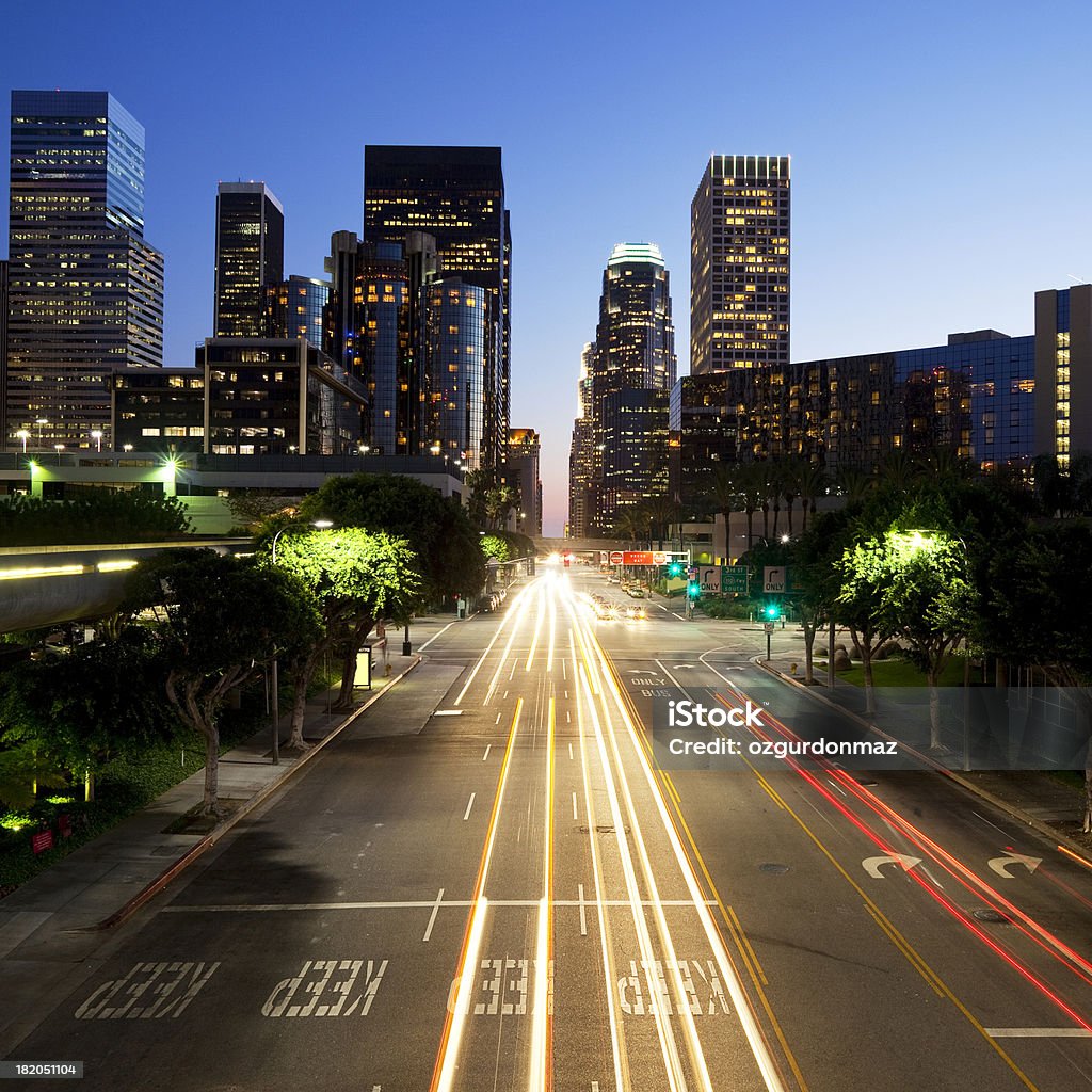 Centro de la ciudad de Los Ángeles, California - Foto de stock de Aire libre libre de derechos