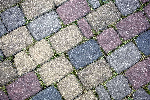 Paver Foot Path Pattern 1,300+ Footpath Brick Moss Textured Stock Photos, Pictures & Royalty ...