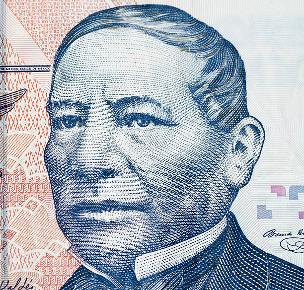 istock Benito Juarez on Mexican Currency 182051582