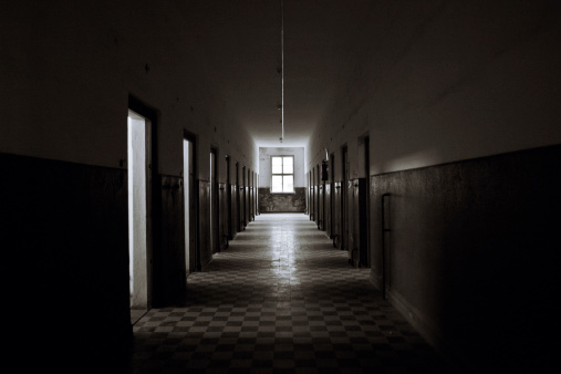Old Abandoned Prision Corridor