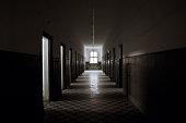 Old Abandoned Prision Corridor