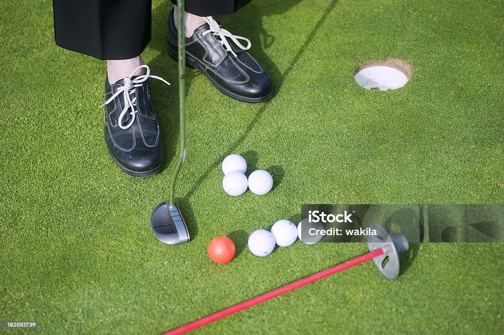 Formazione per il golf putting green - Foto stock royalty-free di Affari