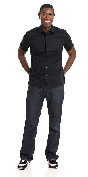 istock Happy Man Standing Portrait 182052147
