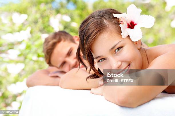 Enjoying Being Pampered Together Stock Photo - Download Image Now - Adult, Adults Only, Alternative Therapy