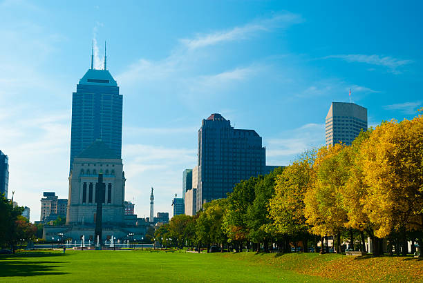 istock Indianapolis Skyline from American Legion Mall 182053030