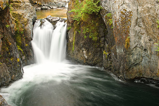 istock Waterfalls of Vancouver island 182053231