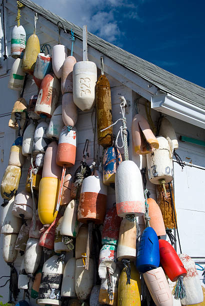 istock Lobster Buoys 182053406