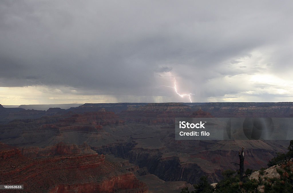 Grand Canyon éclair - Photo de Arizona libre de droits