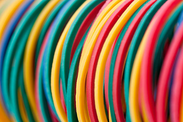 istock Close To Coloful Rubber Bands 182053850