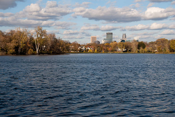 istock Minneapolis Skyline from Lake of the Isles 182053877