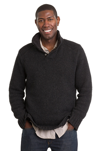 Portrait of a young man on a white background. http://s3.amazonaws.com/drbimages/m/ee.jpg