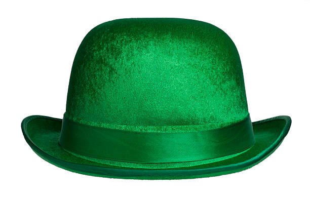 istock Green Leprechaun Hat Isolated on White 182055042