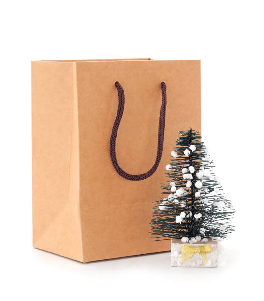 istock Paper bag, gifts on a white background isolated. 1820551879
