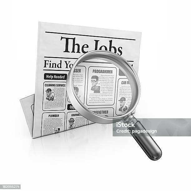 The Jobs Stock Photo - Download Image Now - Advertisement, Classified Ad, Close-up