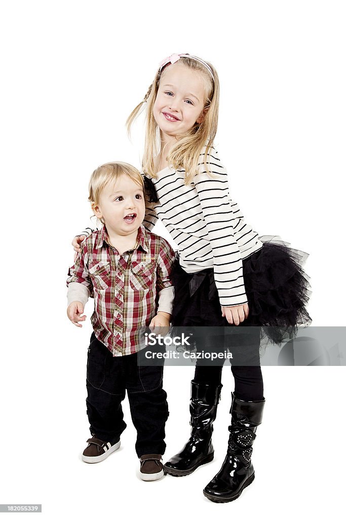 Fratello e Sorella - Foto stock royalty-free di Abbracciare una persona