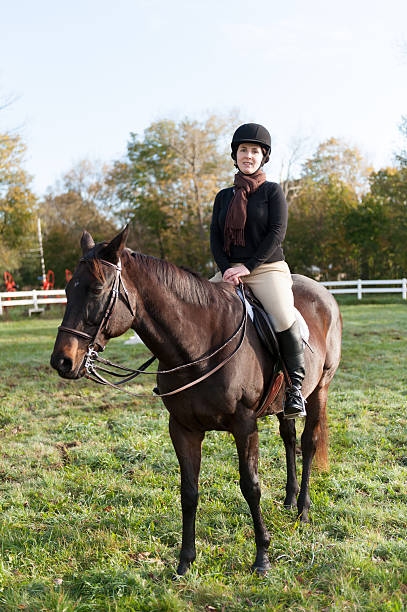 garota de equitação cavalo puro-sangue - white purebred horse riding sports traditional sport - fotografias e filmes do acervo