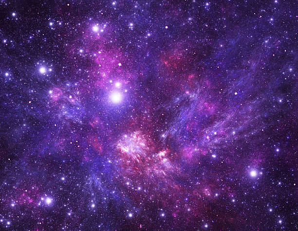 Stars Background Stock Photo - Download Image Now - Galaxy, Outer Space,  Purple - iStock