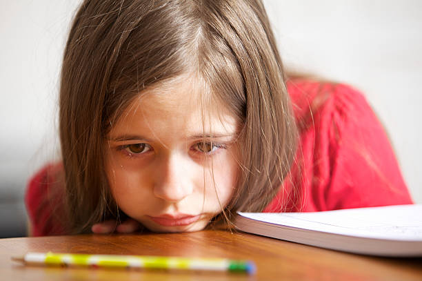 Sad little girl