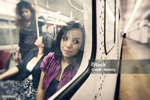 Day Dreaming Woman In The Subway Stock Photo - Download Image Now - Toronto, People, Teenage Girls