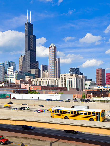 istock Highway in Chicago Illinois USA 182059600