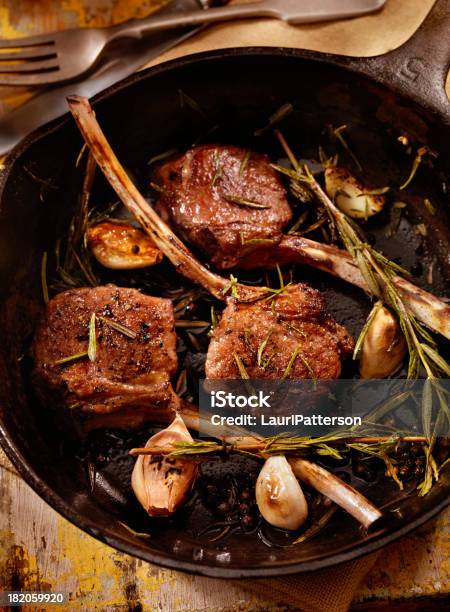 Braised Lamb Chops Stock Photo - Download Image Now - Roasted, Veal, Lamb - Meat