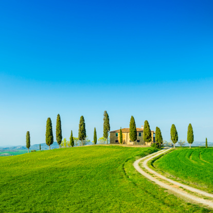 Beautiful Tuscany fields. Italy.