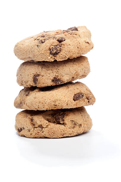 istock Stack of cholocate chip cookies 182060292