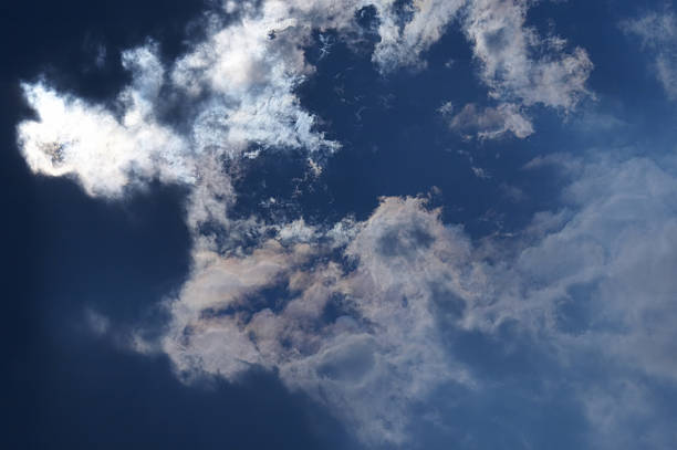 clouds from the  heavens stock photo