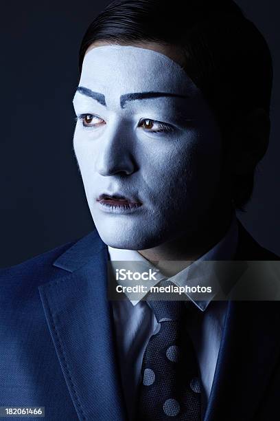 Business Character Stock Photo - Download Image Now - Mime Artist, Modern, Theatrical Performance