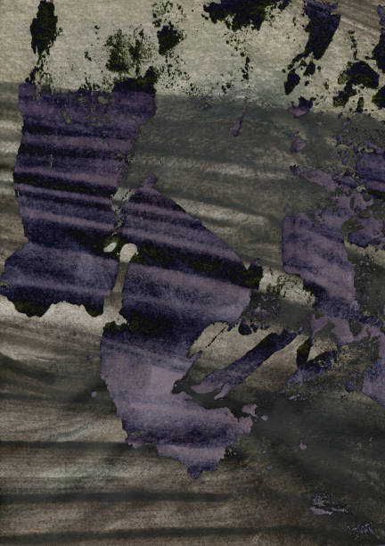 istock Grunge background with space for text or image, Expression of painting color and brushstroke illustration 1820619172