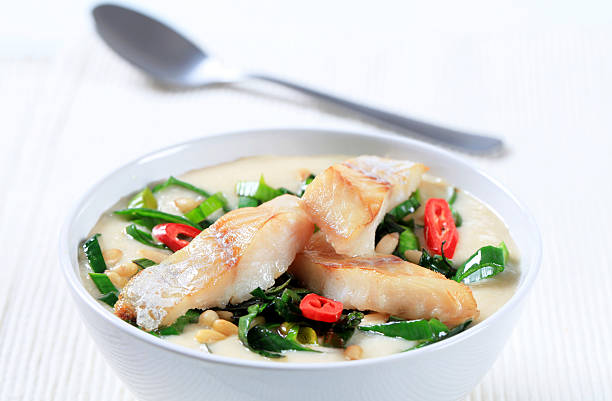 Fish soup Fish soup Chowder stock pictures, royalty-free photos & images