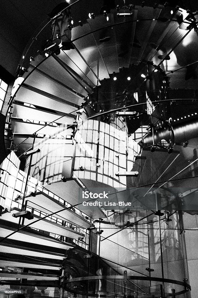 Staircase.Black y White.NYC - Foto de stock de Ciudad de Nueva York libre de derechos