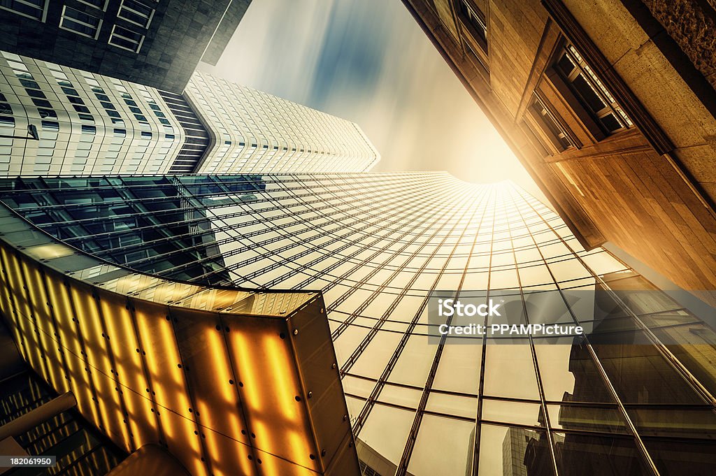 Büro skysraper in der Sonne - Lizenzfrei Frankfurt am Main Stock-Foto