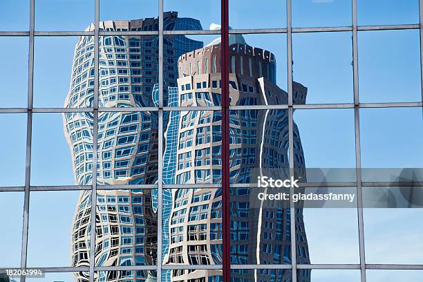 Boston Skyscraper Reflection Stock Photo - Download Image Now - Distorted, Distorted Image, Reflection