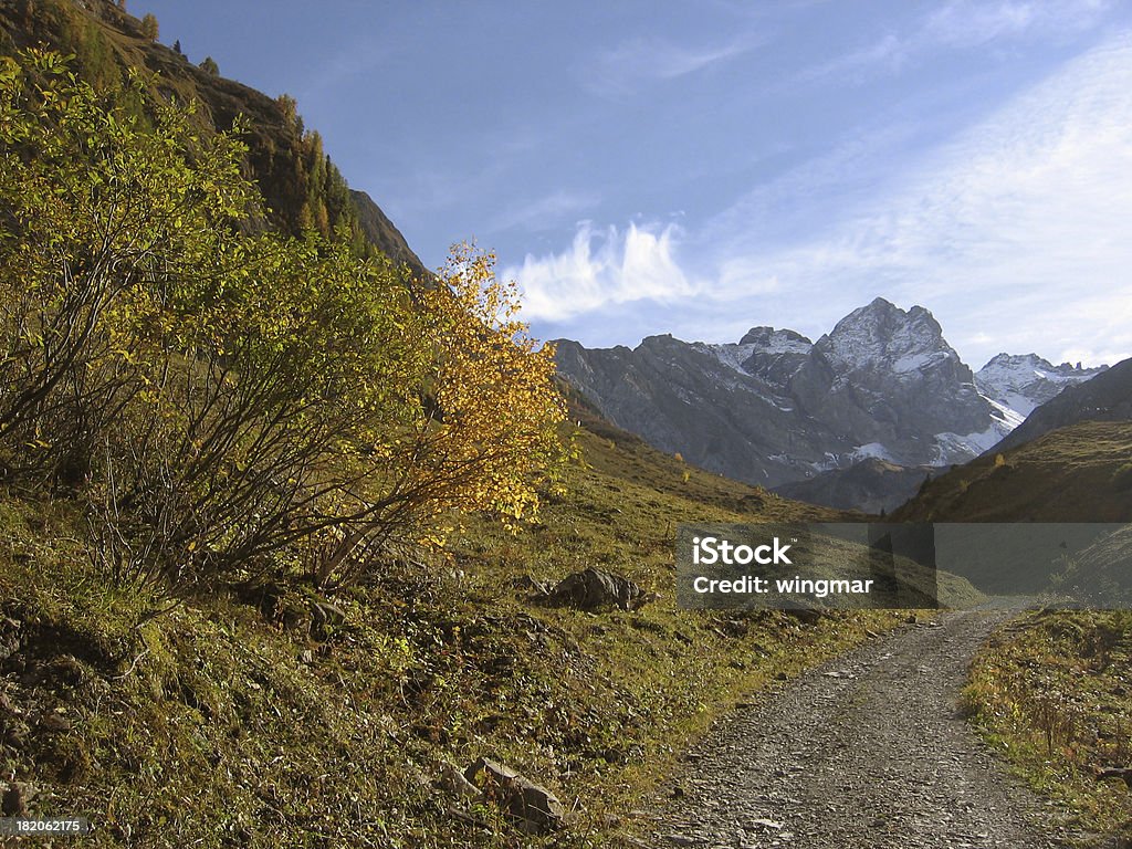 Осень в долине madau - Стоковые фото Австрия роялти-фри