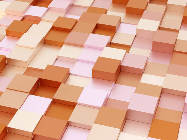 istock 3d rendered abstract pink background with colorful cubes 1820623969