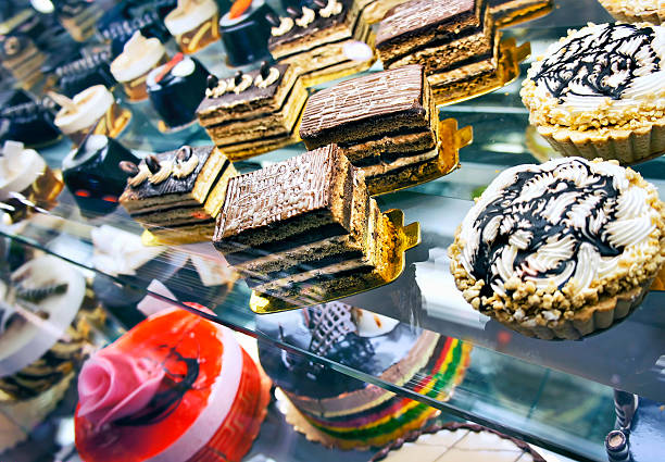 istock Cakes and cookies in bakery 182062940