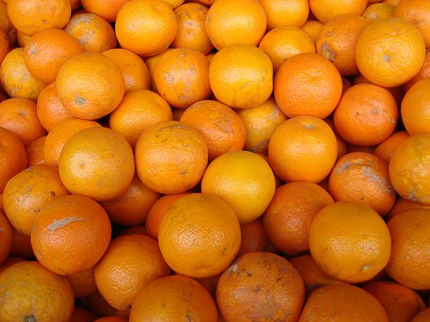 Oranges galore stock photo