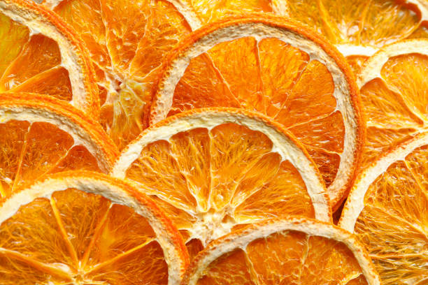 istock Many dry orange slices as background, closeup 1820648613