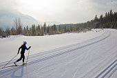 Cross-Country Skiing Woman
