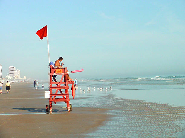 Lifeguard on Watch stock photo
