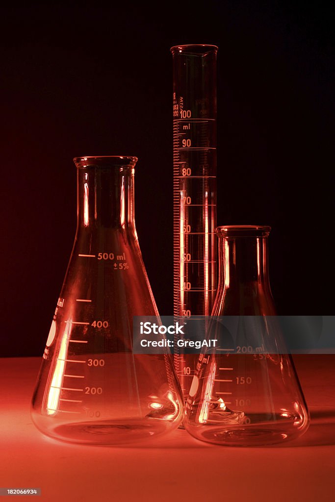 Erlenmeyer Flasks - Стоковые фото В помещении роялти-фри