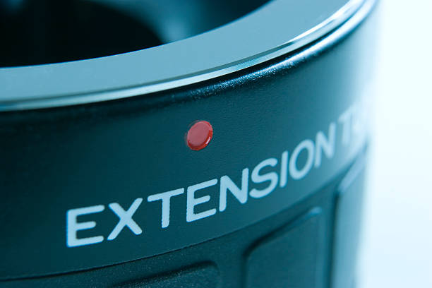 Extension tube stock photo