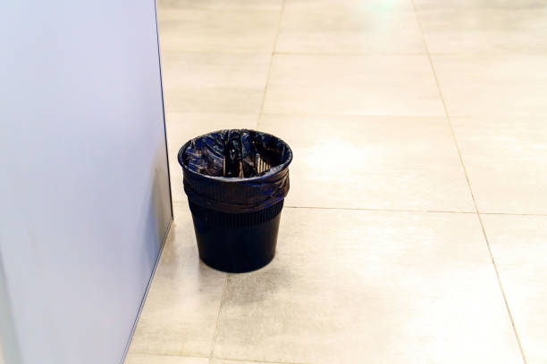 istock The trash can is on the floor 1820670884