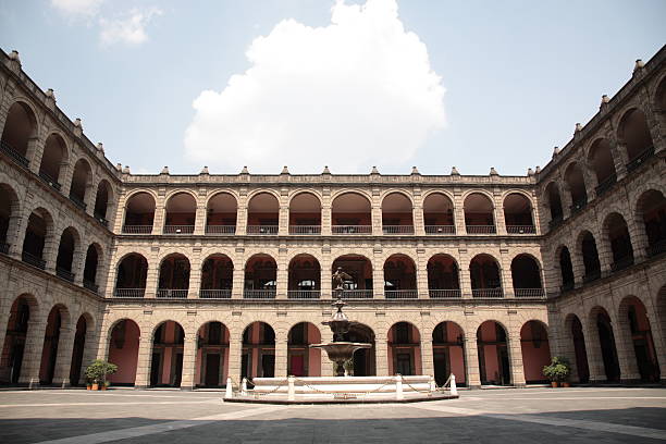 Palácio Nacional da Cidade do México - foto de acervo