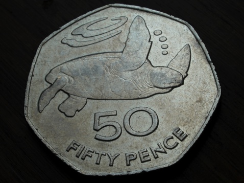 Ascension Island 50 pence coin - Tails