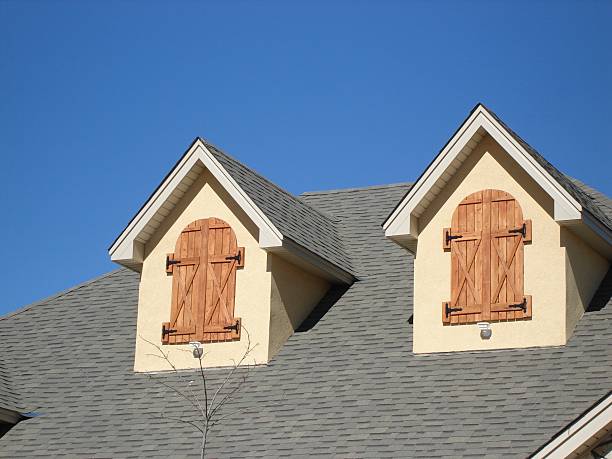 Dormers, Texas style stock photo