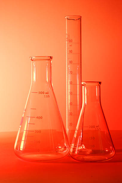 Erlenmeyer Flasks stock photo